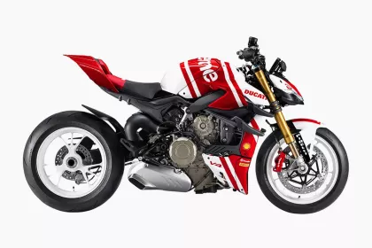 Supreme и Ducati одели Streetfighter V4 S в новую ливрею