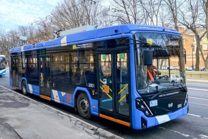 Троллейбусы «Ольгерд» новой поставки стали прибывать в Санкт-Петербург