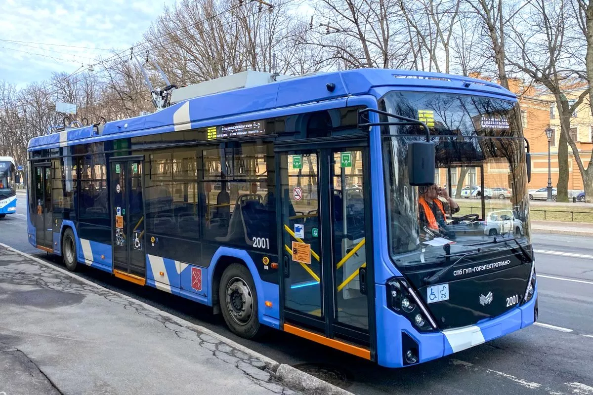 Троллейбусы «Ольгерд» новой поставки стали прибывать в Санкт-Петербург
