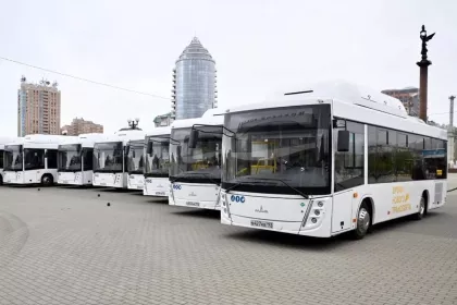 МАЗ поставил партию газомоторных автобусов в Новороссийск