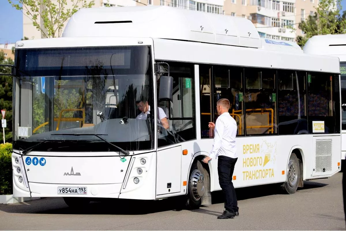 Новые автобусы МАЗ-206948 прибыли в Геленджик.