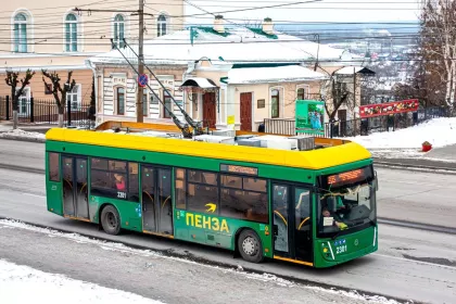 Пенза получила 90 троллейбусов УТТЗ-МАЗ с увеличенным автономным ходом
