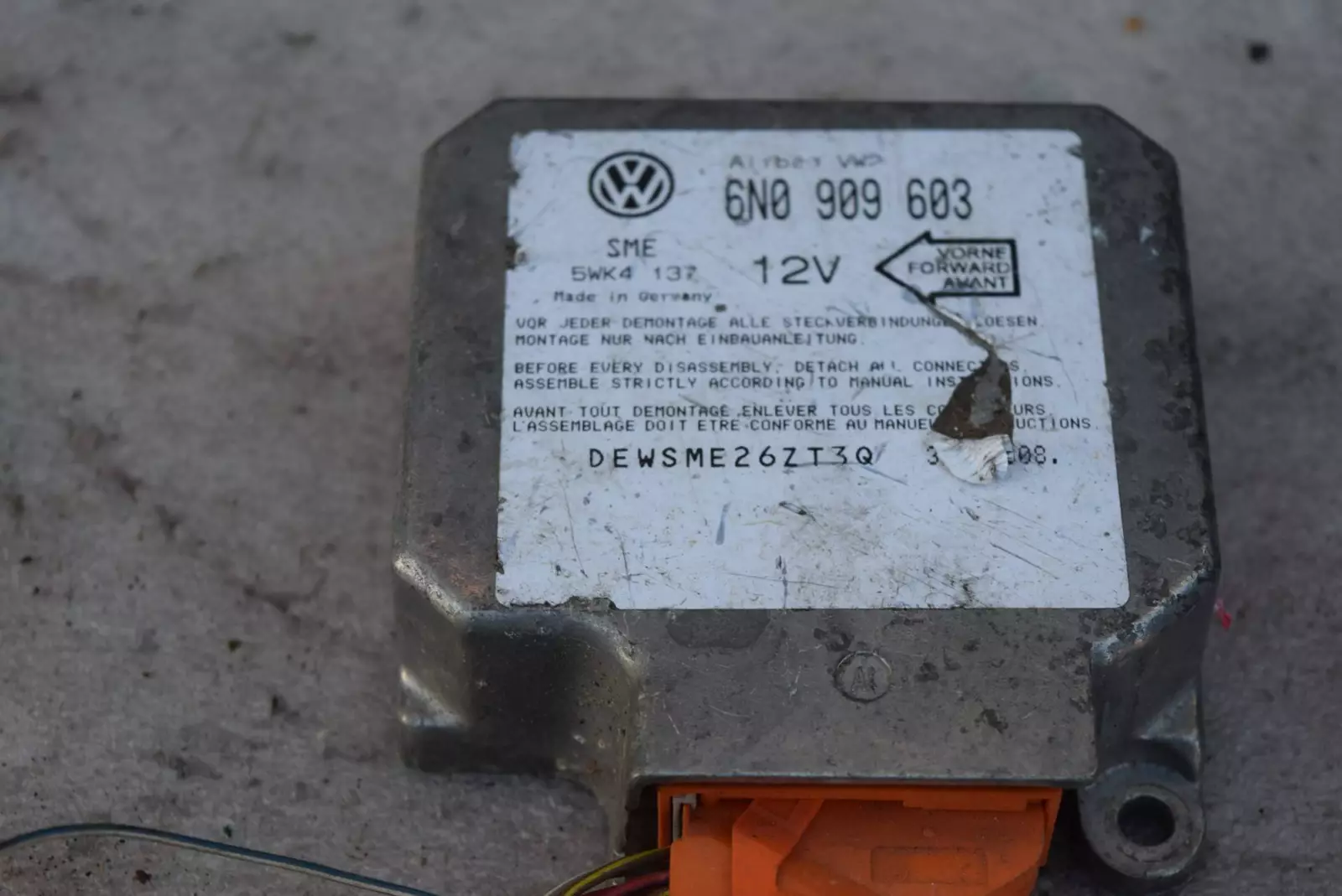Блок AirBag к Volkswagen Golf 1999