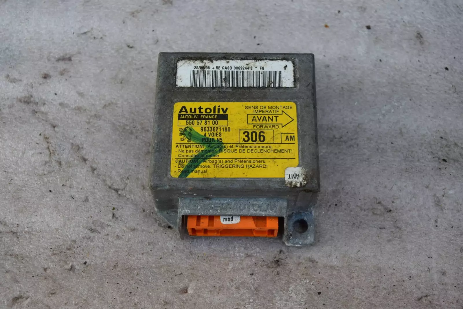 Блок AirBag к Peugeot 306 1999