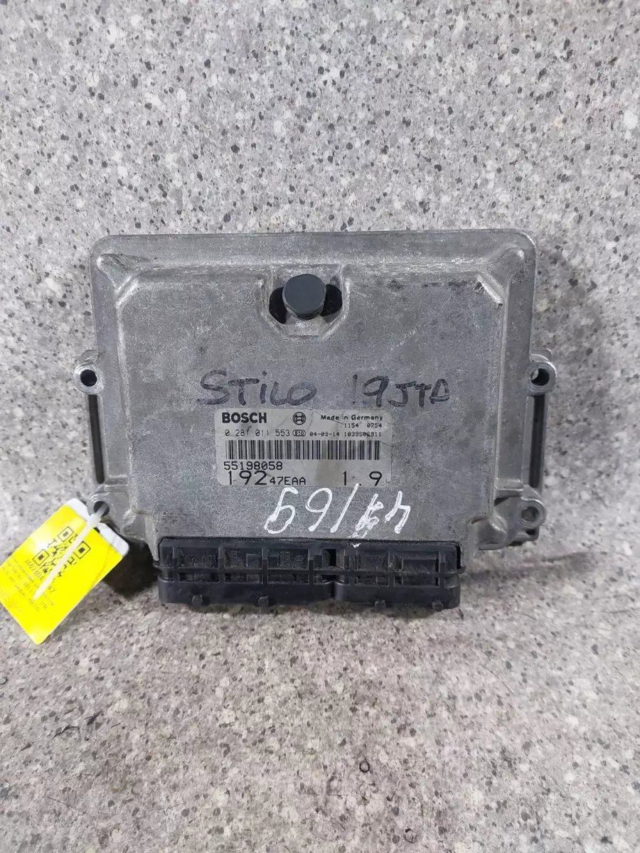 Блок управления двигателем к Fiat Stilo 2003