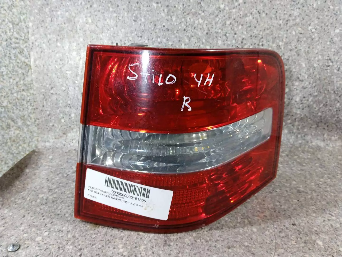 Фонарь задний правый к Fiat Stilo 2003