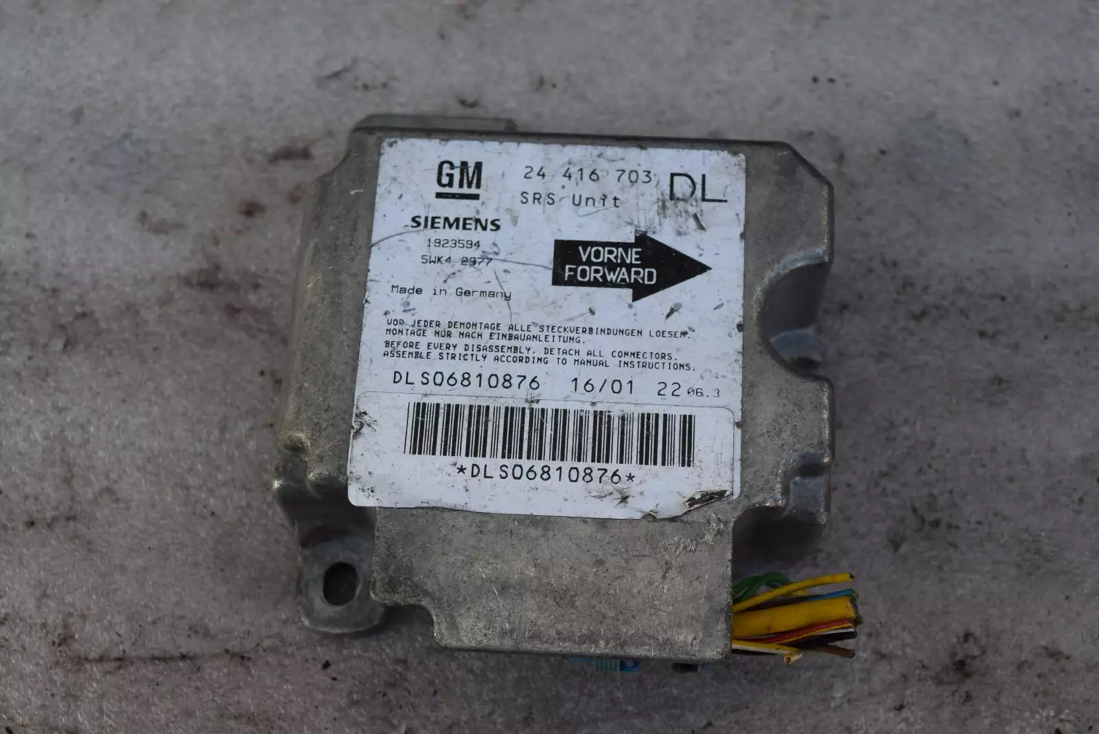 Блок AirBag к Opel Astra 2003