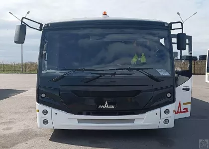 Перронный электробус МАЗ-271Е прошел апгрейд для аэропорта Пулково