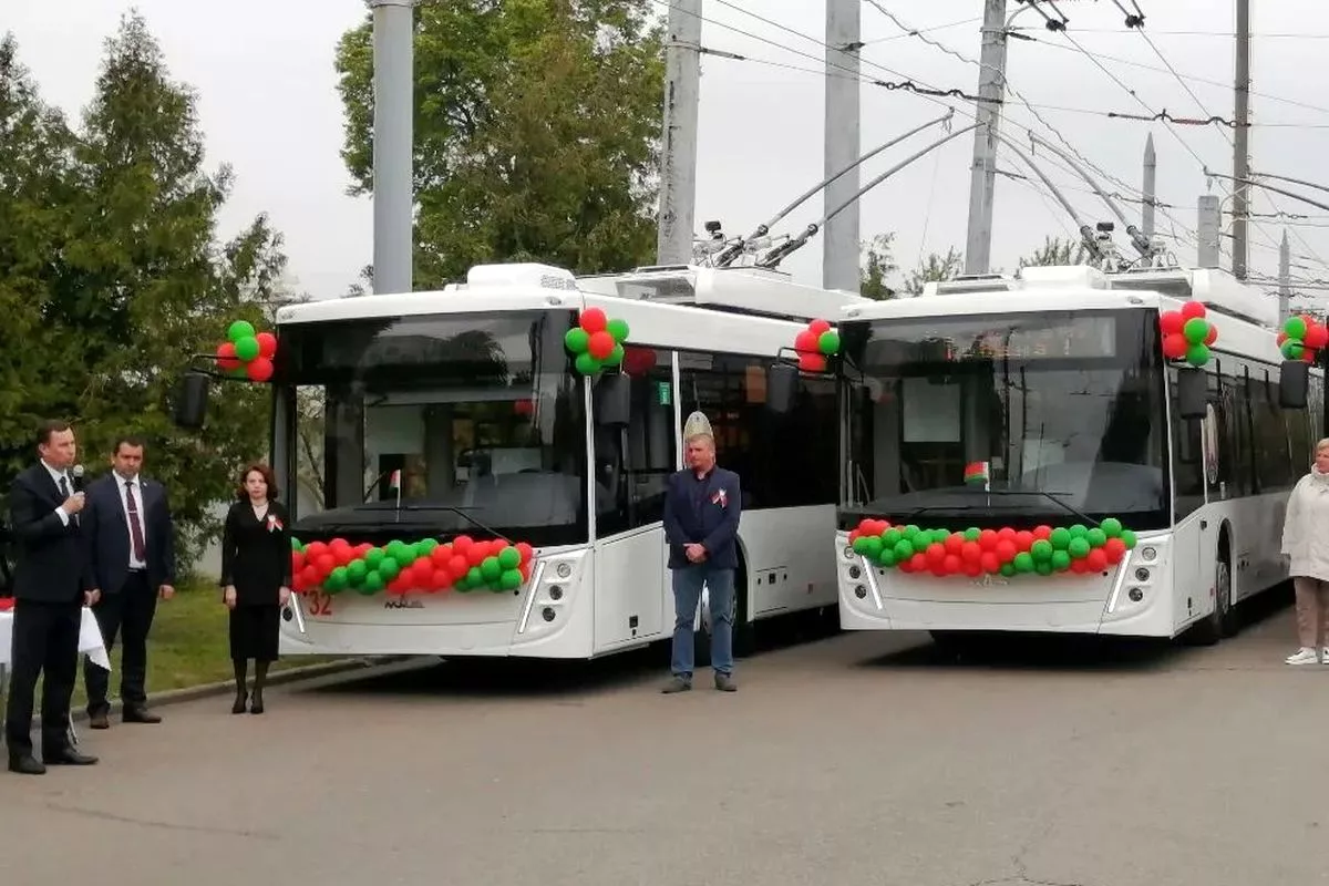 Масштабное обновление парка троллейбусов началось в Гродно