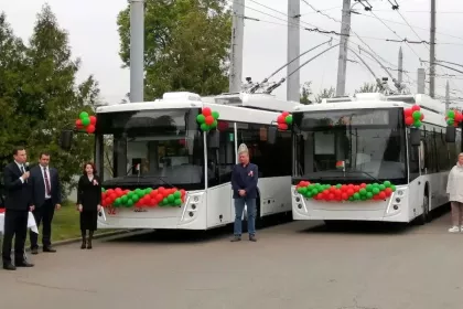 Новые троллейбусы МАЗ в Гродно заменят «старичков» АКСМ