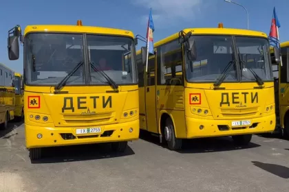 Брестская область закупила новые школьные автобусы МАЗ