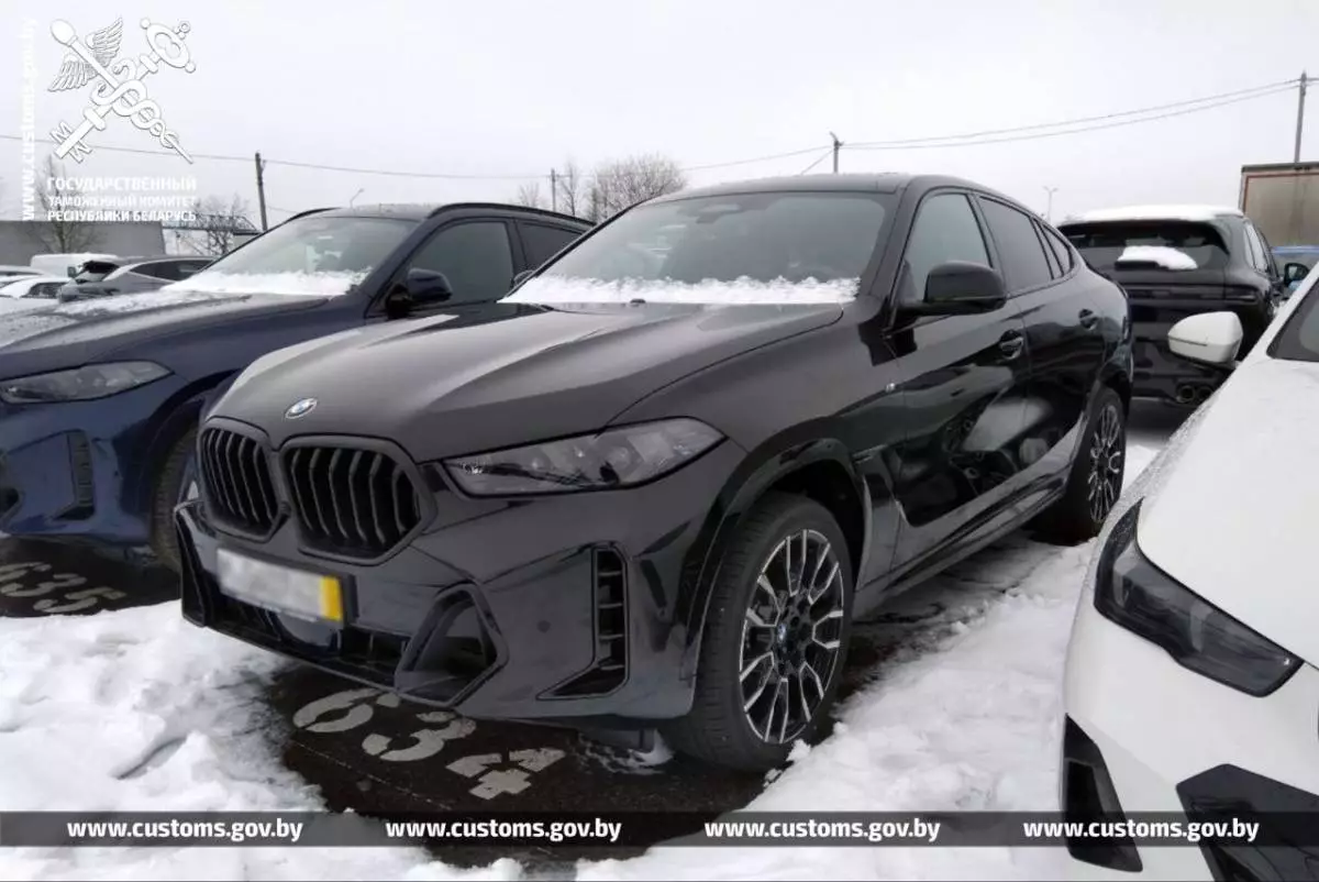 Почти новый BMW X6 ввозили в Беларусь по заниженной в полтора раза стоимости