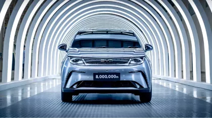 8-миллионный автомобиль BYD на новых источниках энергии сошел с конвейера в Таиланде