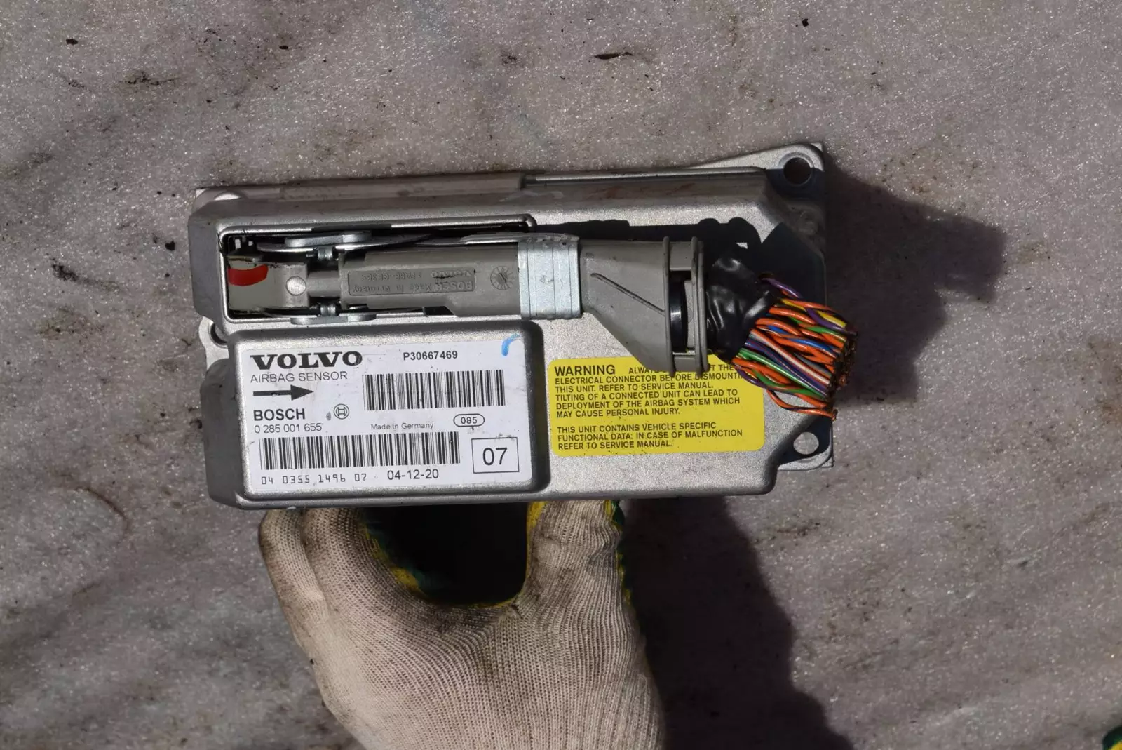 Блок AirBag к Volvo V70 2004