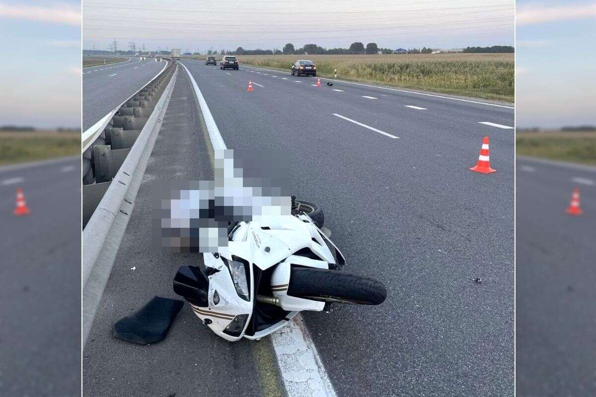 28-летняя водитель мотоцикла погибла в ДТП в Слуцком районе