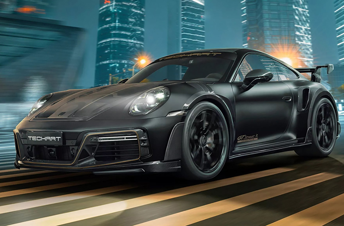 800 лошадей под капотом: Techart Monochrome стал подарком к юбилею Porsche 911 Turbo