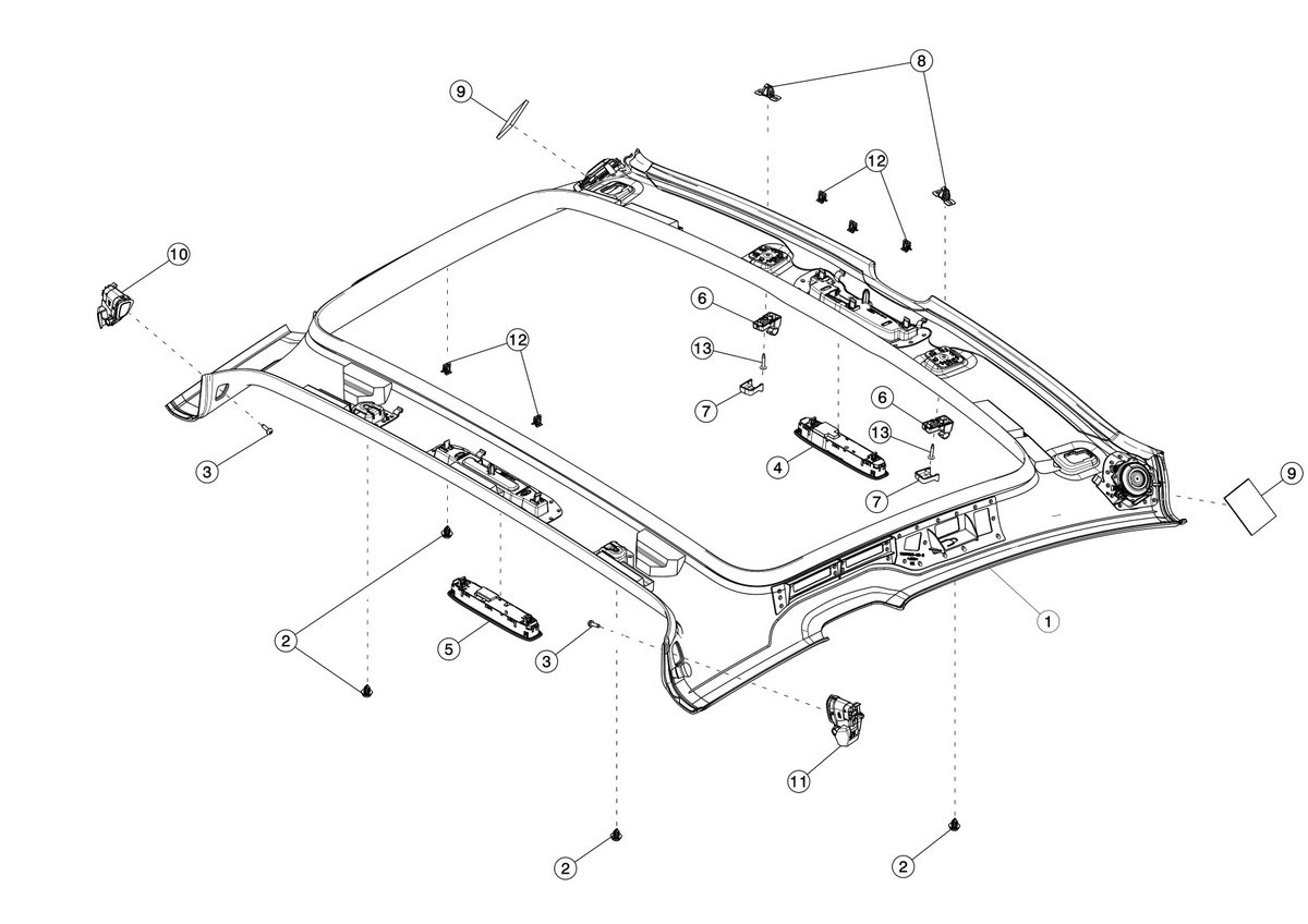 Крючок для одежды к Tesla Model 3 2020