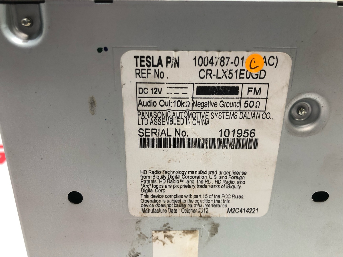 Блок радио к Tesla Model S 2013