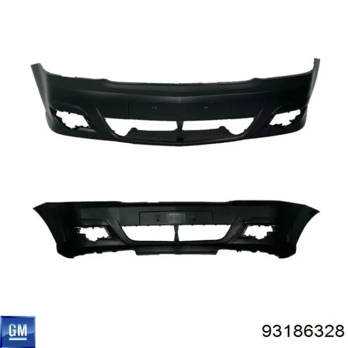 Бампер передний к Opel Meriva 2008