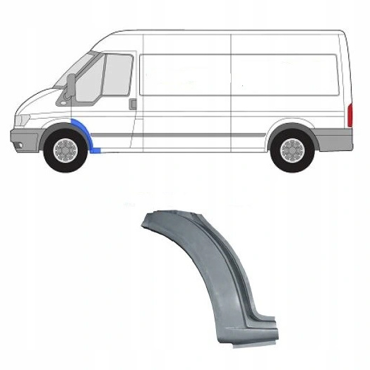 Арка передняя левая к Ford Transit 2002