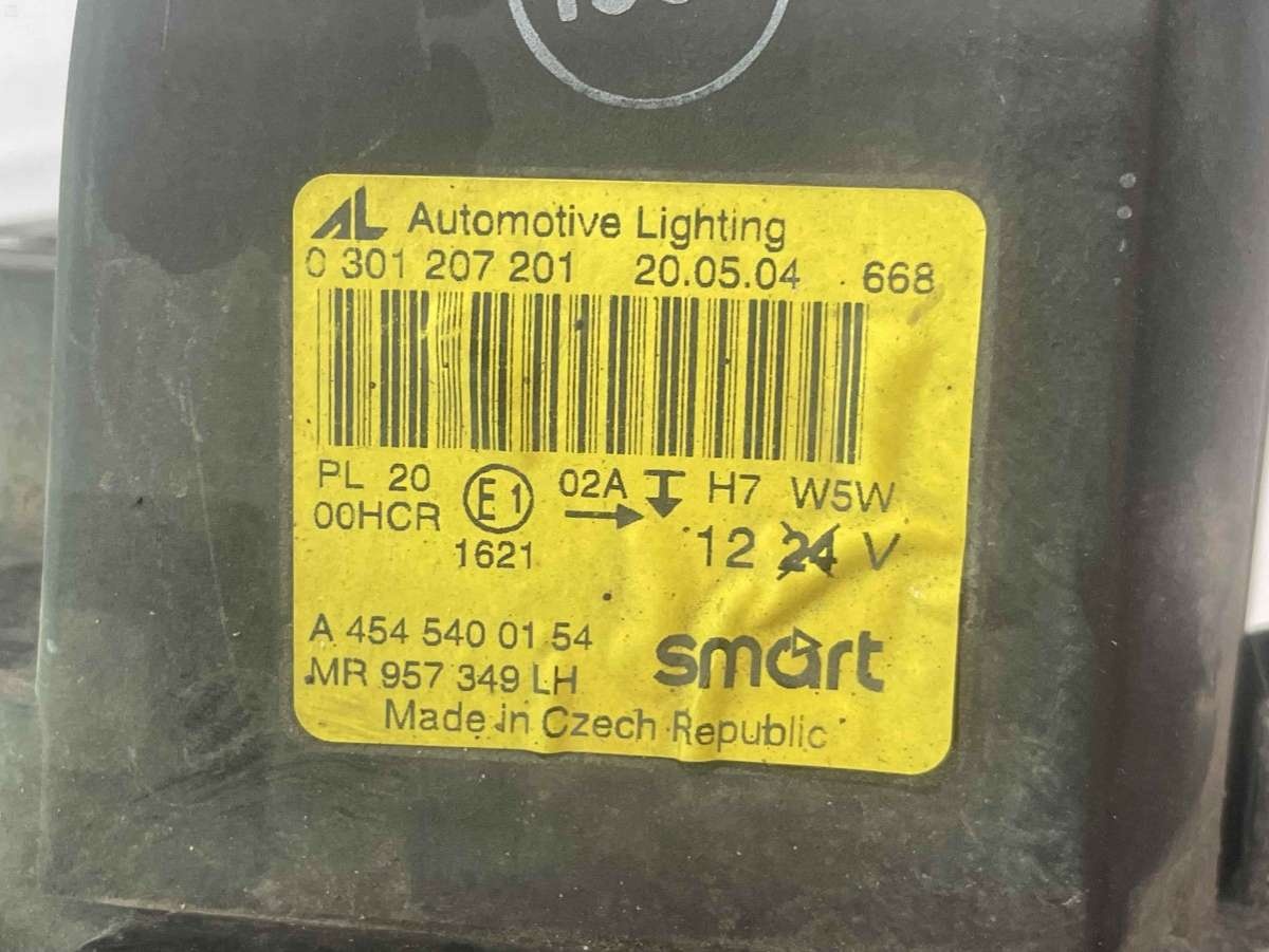Фара левая к Smart Forfour 2005