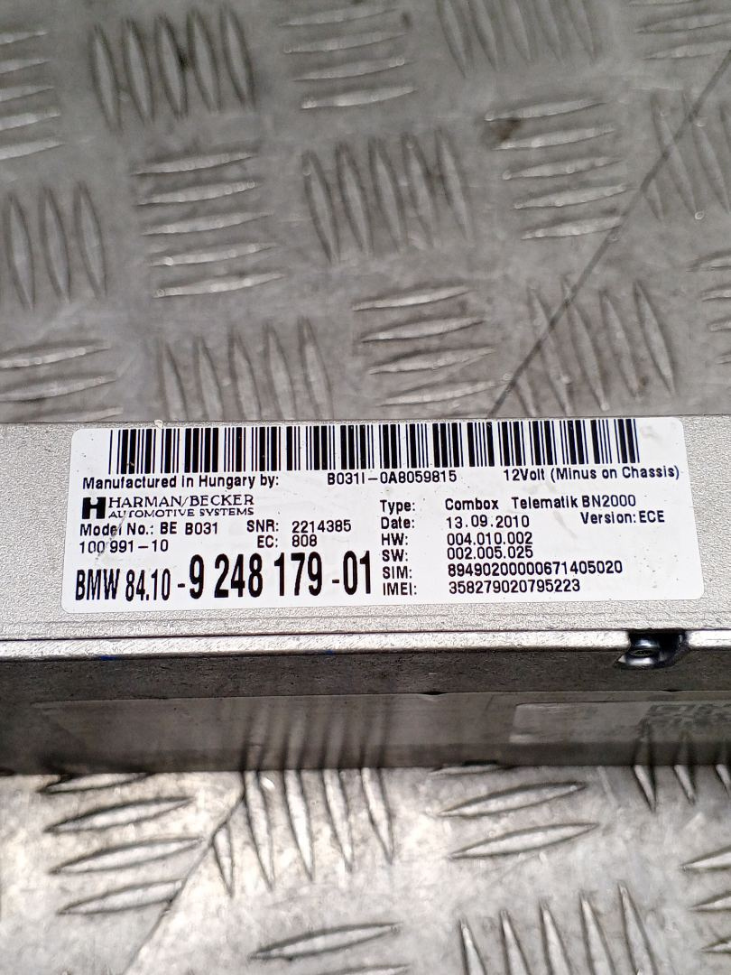 Блоки управления мультимедиа к BMW 3 series 2010