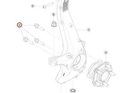 Болт к Tesla Model Y 2021