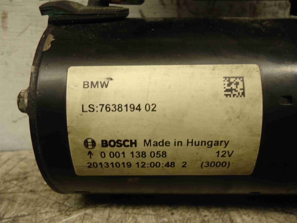 Стартер к BMW X3 2014