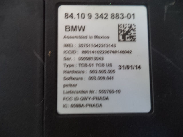 Блоки управления мультимедиа к BMW 3 series 2014