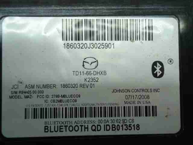 Блоки управления мультимедиа к Mazda CX-9 2009
