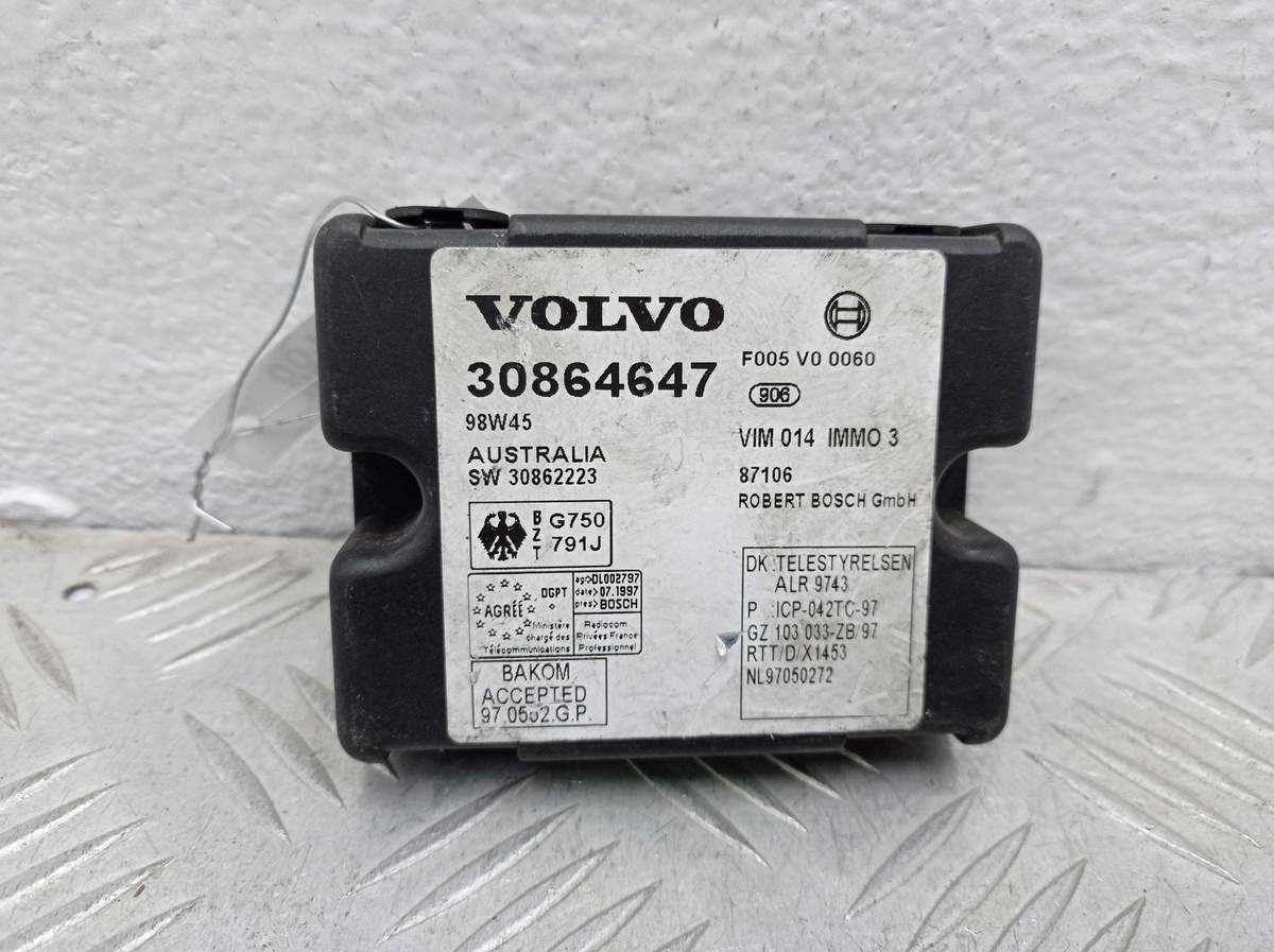 Иммобилайзер к Volvo S40 1998