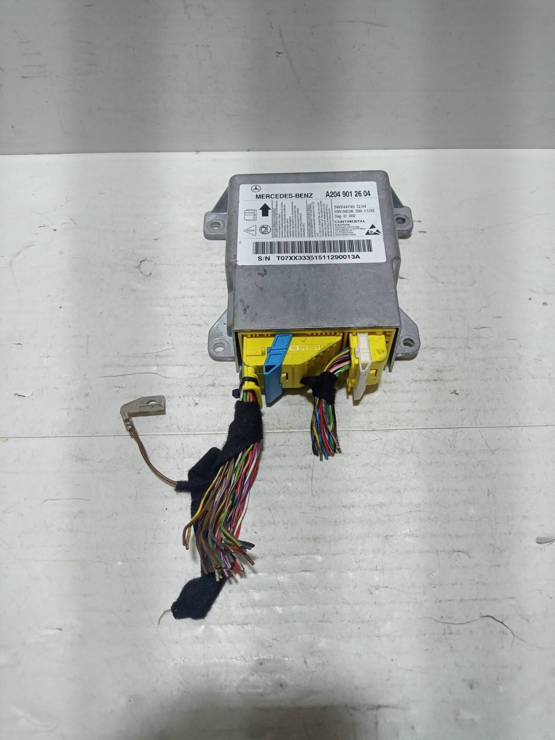 Блок AirBag к Mercedes-Benz C-klasse 2007