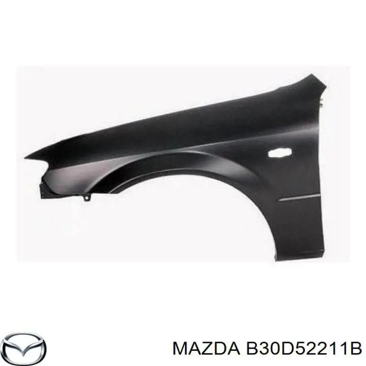 Крыло переднее левое к Mazda 323 2002