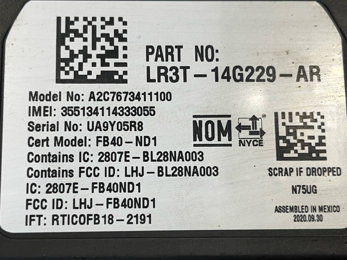 Блок Bluetooth к Ford Mustang 2020