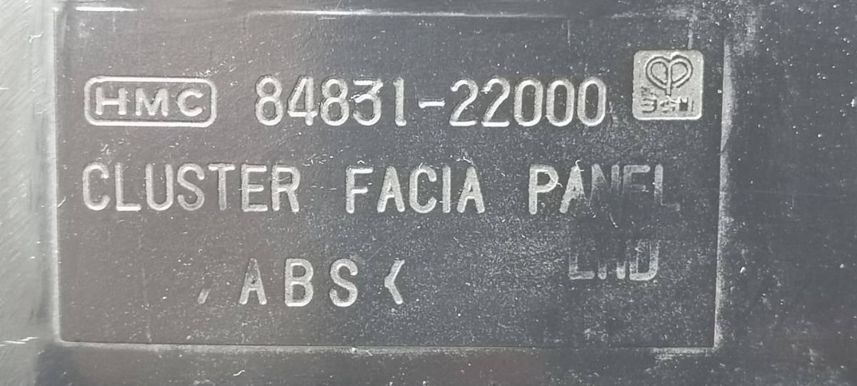 Рамка панели приборов к Hyundai Accent 1997
