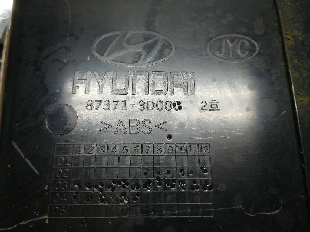 Накладка под номер к Hyundai Sonata 2003