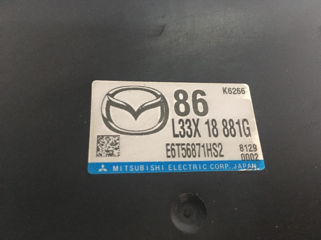 Блок управления двигателем к Mazda 3 MPS 2007