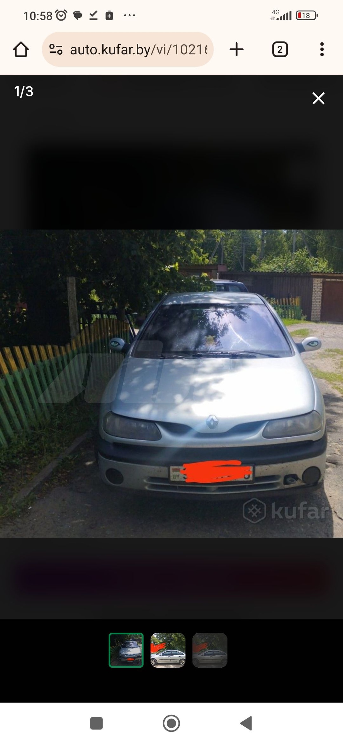 Renault Laguna I, 2000