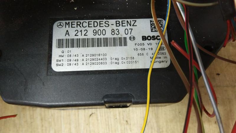 Блок SAM к Mercedes-Benz E-klasse 2010
