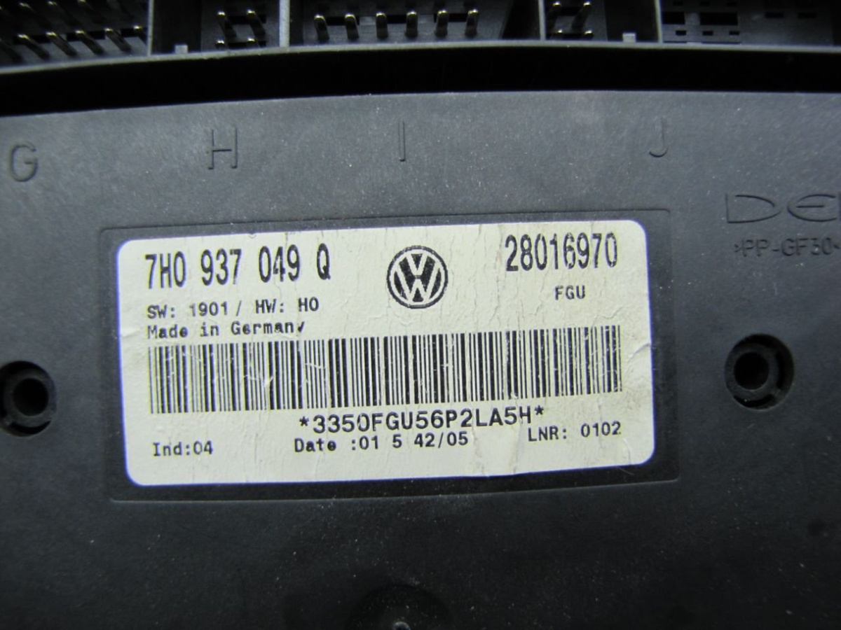 Блок комфорта к Volkswagen Caravelle 2005