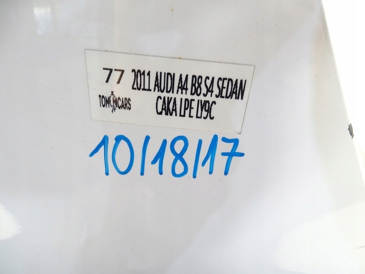 Бампер задний к Audi S4 2009
