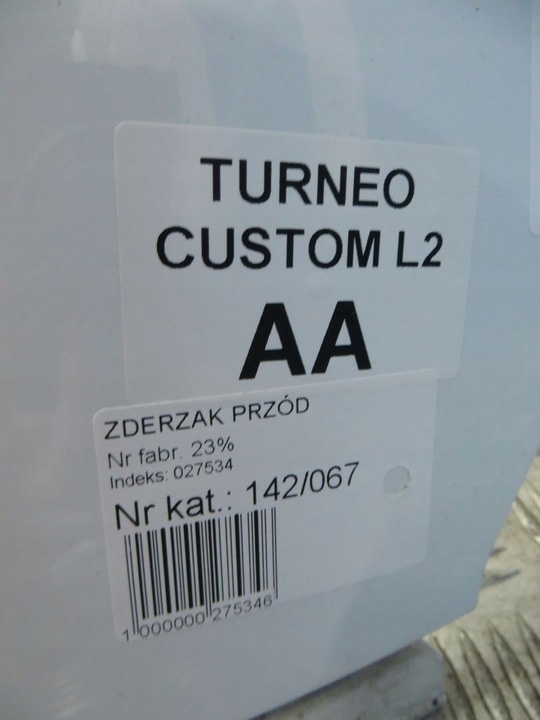 Бампер передний к Ford Transit Custom 2012