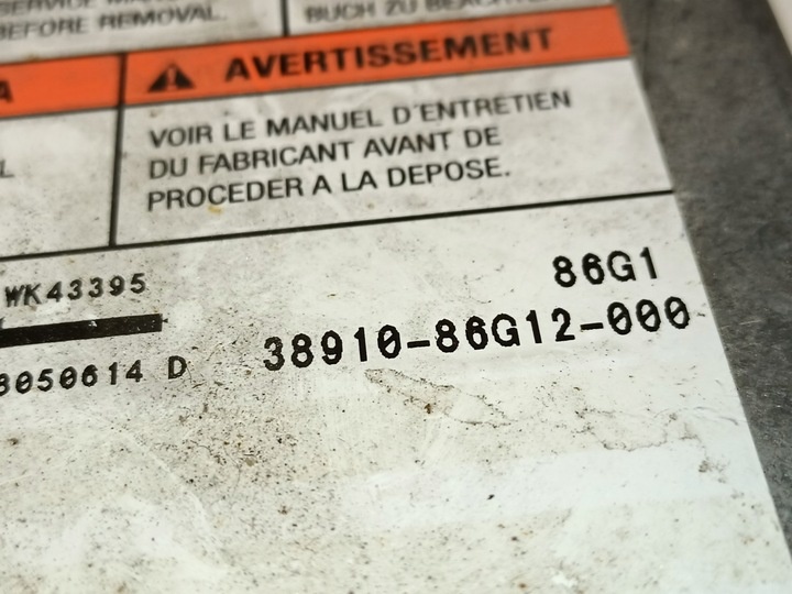 Блок AirBag к Suzuki Ignis 2003