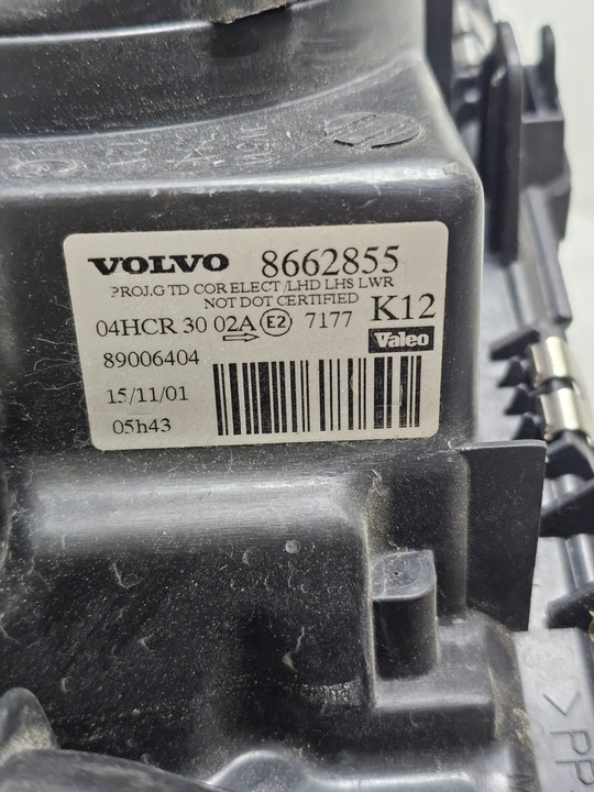 Фара левая к Volvo S80 1998