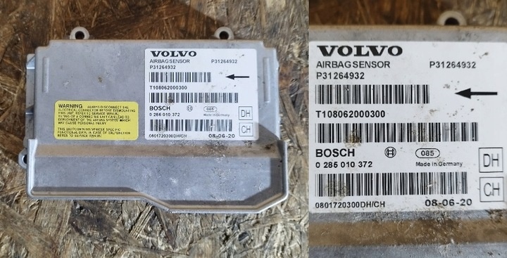 Блок AirBag к Volvo S80 2006