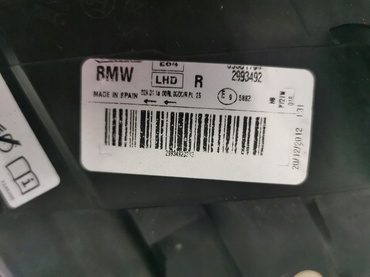 Фара правая к BMW X1 2009