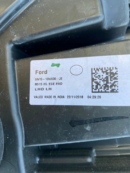 Фара левая к Ford EcoSport 2017