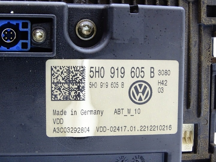 Блок навигации к Volkswagen Golf 2019