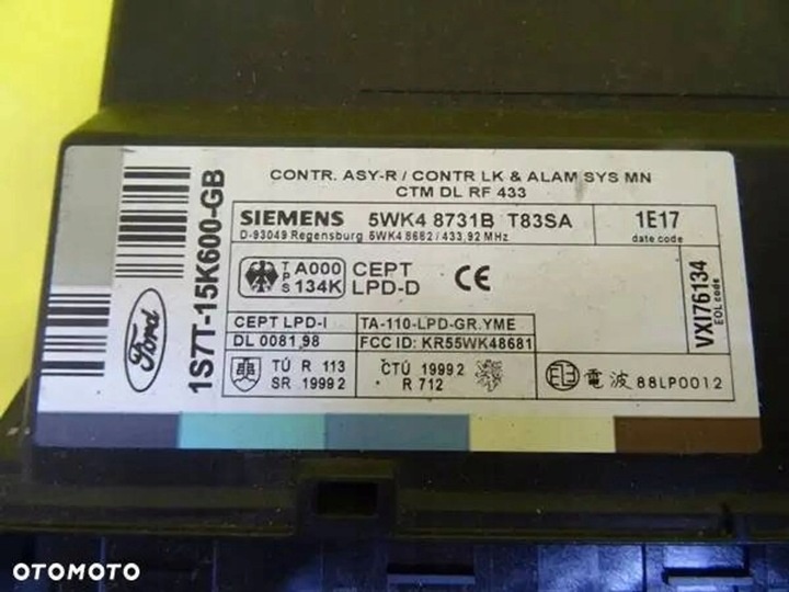 Блок комфорта к Ford Mondeo 2000
