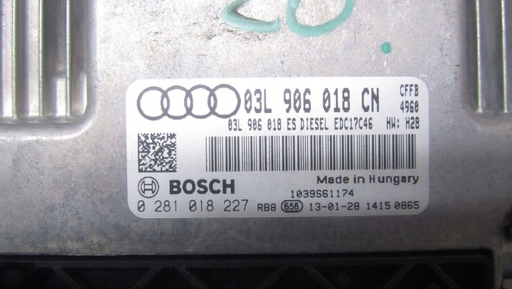 Блок управления двигателем к Audi Q3 2011